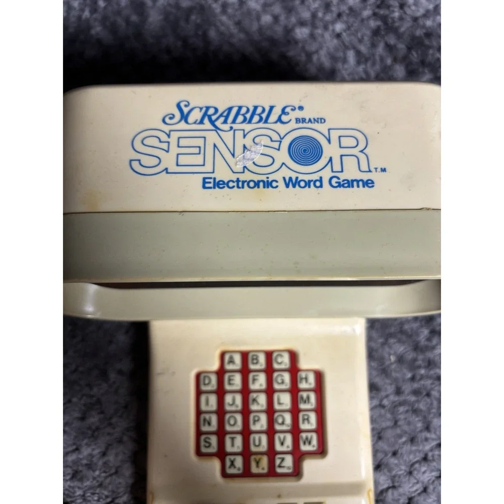 Vintage 1978 Scrabble Sensor Electronic Word Game Works - Unit Only -‎ USA Made